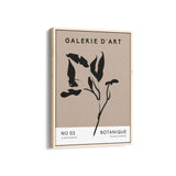 Boho Leaves, Minimalist Collection Boho Modern Wall Art