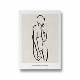 Female Line Art Boho Modern Wall Art
