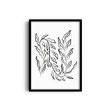 Wildflower Whispers Boho Modern Wall Art