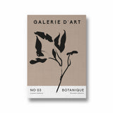 Boho Leaves, Minimalist Collection Boho Modern Wall Art