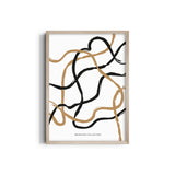 Random intersection Boho Modern Wall Art