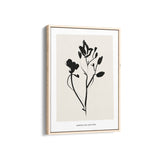 Dark Flower Boho Modern Wall Art