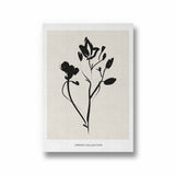 Dark Flower Boho Modern Wall Art