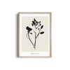 Dark Flower Boho Modern Wall Art