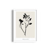 Dark Flower Boho Modern Wall Art
