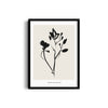 Dark Flower Boho Modern Wall Art