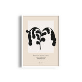 Jardin Collection Flower Boho Modern Wall Art