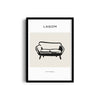 Simple Sofa Boho Modern Wall Art