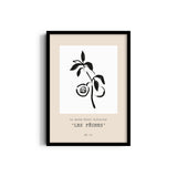 Les peches Boho Modern Wall Art