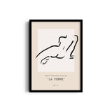 La femme Boho Modern Wall Art