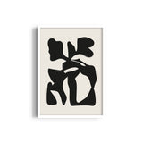 Abstract leaves Boho Modern Wall Art