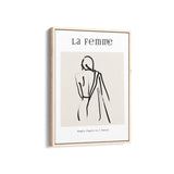 La femme Boho Modern Wall Art