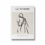 La femme Boho Modern Wall Art