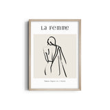 La femme Boho Modern Wall Art