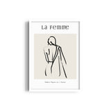 La femme Boho Modern Wall Art