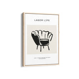 Lagom life Boho Modern Wall Art