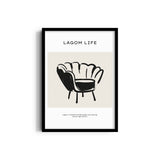 Lagom life Boho Modern Wall Art