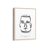 Not too little not too much just right Boho Modern Wall Art