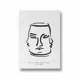 Not too little not too much just right Boho Modern Wall Art