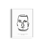 Not too little not too much just right Boho Modern Wall Art