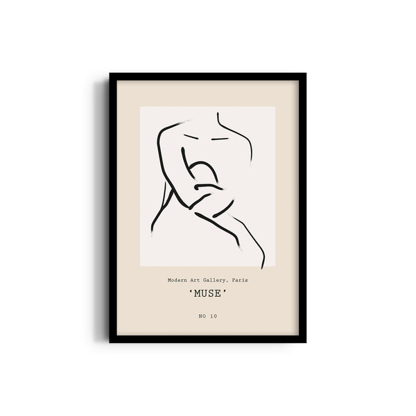 Modern art gallery muse Boho Modern Wall Art