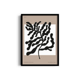Minimal Leaves Boho Modern Wall Art