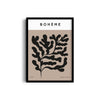 Bohemian Leaves Boho Modern Wall Art