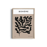 Bohemian Leaves Boho Modern Wall Art