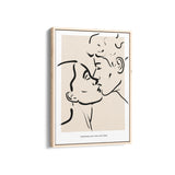 The Kiss Boho Modern Wall Art