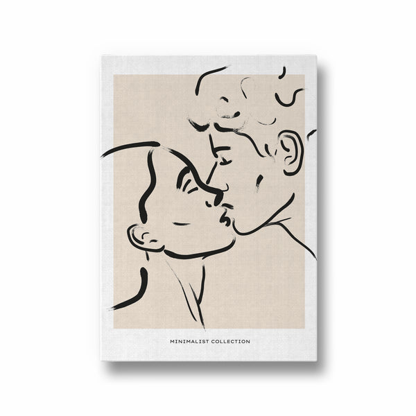 The Kiss Boho Modern Wall Art