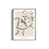 The Kiss Boho Modern Wall Art
