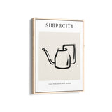 Tea Pot Boho Modern Wall Art