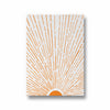 Let the Sunshine in Vertical Orange Wall Art