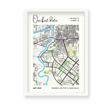 Custom Street Map Wall Art