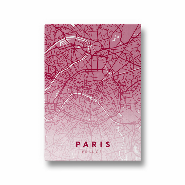 Paris City Street Map Art - The Mortal Soul