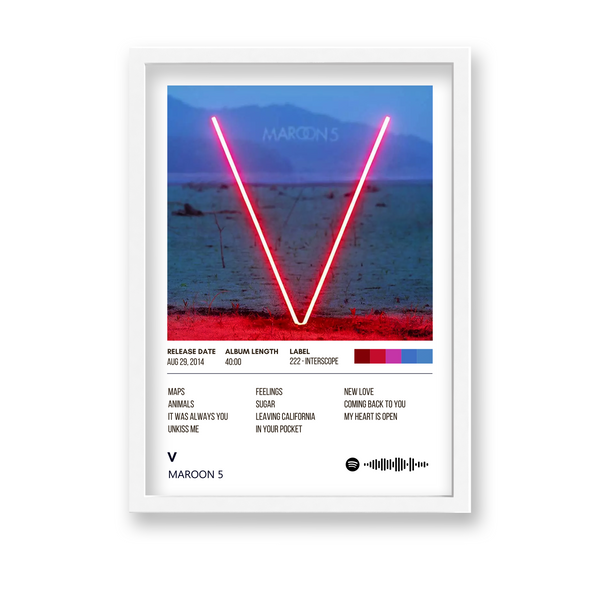 V Maroon 5 Album Poster