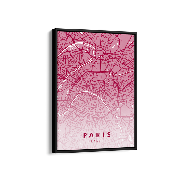 Paris City Street Map Art - The Mortal Soul
