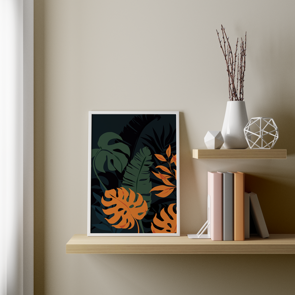 The Forest - Minimal Landscape Modern Wall Art - The Mortal Soul