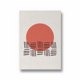 Warped Front Geometric Modern Wall Art - The Mortal Soul