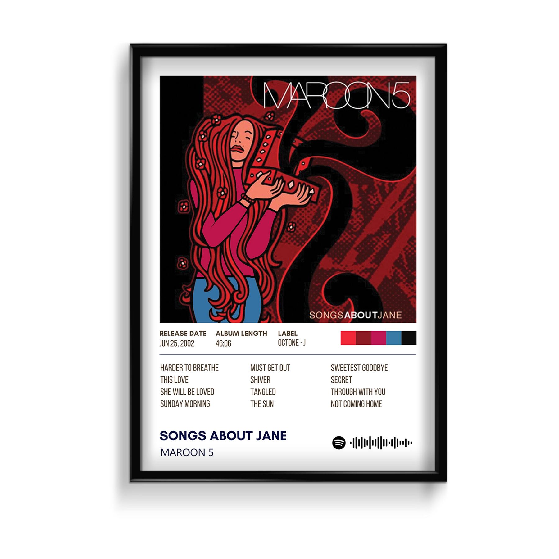 Songs About Jane Maroon 5 Album Poster The Mortal Soul songs-about-jane-maroon-5-album-poster-the-mortal-soul