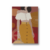 Yellow Sunrise - Modern Fashion Wall Art - The Mortal Soul