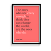 Crazy ones - Steve Jobs Poster - The Mortal Soul