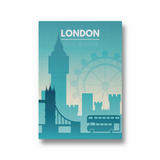 London Minimal Wall Art - The Mortal Soul