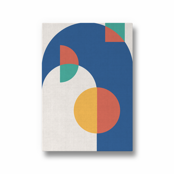 Courteous Liberty Abstract Geometric Modern Wall Art - The Mortal Soul