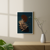 Invincible Autumn Abstract Modern Wall Art - The Mortal Soul
