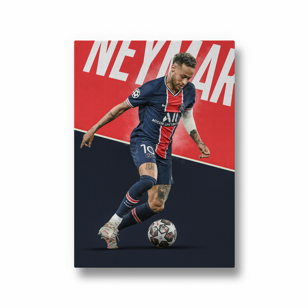 Neymar Jr PSG Wall Art - The Mortal Soul