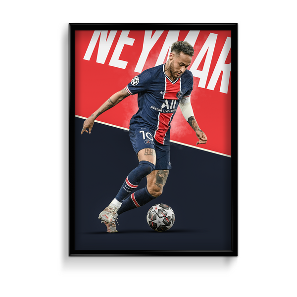 Neymar Jr PSG Wall Art - The Mortal Soul