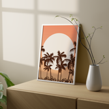 The Beach - Minimal Landscape Modern Wall Art - The Mortal Soul