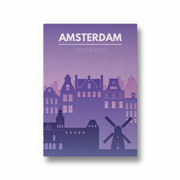 Amsterdam Minimal Wall Art - The Mortal Soul