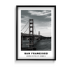 San Francisco City Art (Black & White) - The Mortal Soul